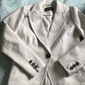 BCBGMaxAzria Women's Cream Blazer